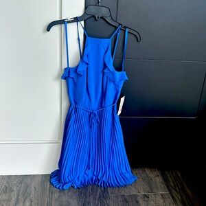 NWT!  Beautiful royal blue juniors dress.